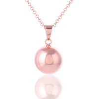 20mm Balle Bali Grossesse Harmonie Carillon Boule Chim Mexcian Pendentif Bola Collier Bijoux Souhaitant Boules pour Femmes 80cm Chaîne