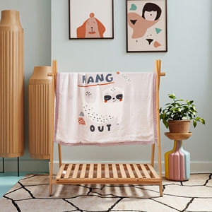 Couverture en laine pour berceau <span class=keywords><strong>de</strong></span> bébé prête pour l'hiver Jeté en polaire Sherpa en vison avec literie en <span class=keywords><strong>crochet</strong></span> Couvertures en vison pour enfants - Product Image 4