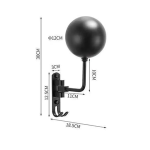 YH3352 <span class=keywords><strong>porte</strong></span>-casque de moto <span class=keywords><strong>mural</strong></span> <span class=keywords><strong>porte</strong></span>-casque de vélo <span class=keywords><strong>2</strong></span> crochets de fer moto vélo manteau veste chapeau perruque clé - Product Image 6