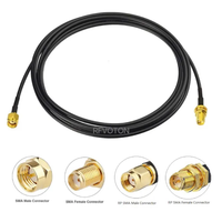 Câble d'extension coaxial à faible perte d'approvisionnement d'usine SMA /RP SMA/N connecteur mâle femelle RG58 Rg174 WTR195 WTR200 câbles coaxiaux