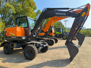 ปั๊มรถขุดตีนตะขาบ DEVELON DX60W ECO 5.5 ตัน ประหยัดพลังงาน สำหรับงานซ่อมถนนเทศบาล จัดสวน วางท่อ - Product Image 2