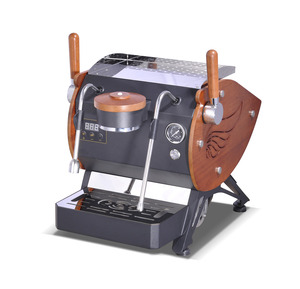เครื่องชงกาแฟเอสเพรสโซแบบกึ่งอัตโนมัติระดับมืออาชีพ แบบสองหม้อต้ม สำหรับทำคาปูชิโน ลาเต้ และกาแฟเอสเพรสโซ - Product Image 4
