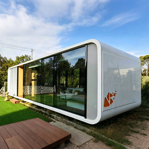 Cabaña Inteligente <span class=keywords><strong>Apple</strong></span>, Moderna, Duradera y Personalizada para Exteriores, Kiosco Comercial para Cafetería, Aislada, Resistente a la Intemperie y al Fuego, Casa Contenedor - Product Image 5