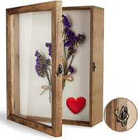Boîte en bois personnalisée avec couvercle 9x12 et cadre en bois pour boîte à souvenirs 15x10, cadre en bois pour boîte à souvenirs 200