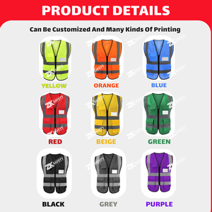 Reflektierende Weste Transparente reflektierende Weste Japanische Sicherheits reflektierende Netz-Sicherheits weste - Product Image 6
