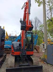 รถขุดขนาดเล็ก Hitachi Zaxis 55 มือสองจากญี่ปุ่น น้ำหนัก 5.5 ตัน รุ่น Zx55/zx55u/zx55us/zx55usr พร้อมเครื่องยนต์และมอเตอร์ สายพานยาง  ขาย - Product Image 2