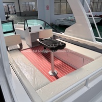 Yate de Vela Usado Pequeño y Económico de China, Yate Flotante de Lujo para Alta Mar en Venta, Catamarán Deportivo de Aluminio de Lujo con Techo Rígido