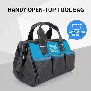 Wholesale Multi-Purpose Flat <b>Tool</b> <b>Bag</b> High Quality Water Resistant 12.2-in W x 7.1-in D x 8.7 -in L Zippered <b>Bag</b> - Product Image 1
