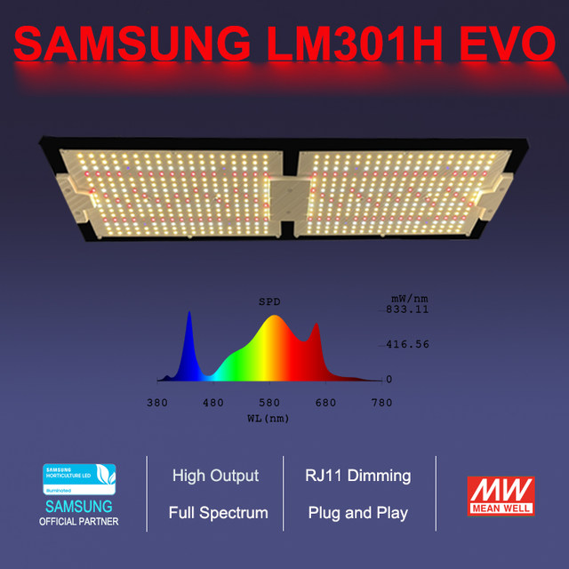Samsung LM301H 240w 植物育成特化ライト 【公式通販】