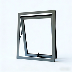 Fenêtre à battant européenne pour bureau, ventilation naturelle, éclairage naturel, cadre en alliage <span class=keywords><strong>d</strong></span>'aluminium de qualité commerciale, cuisine en acier inoxydable - Product Image 3