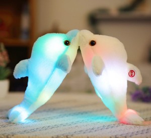 Tùy Chỉnh Led Dolphin <span class=keywords><strong>Plush</strong></span> Món Quà Sinh Nhật Tốt Nhất - Product Image 1