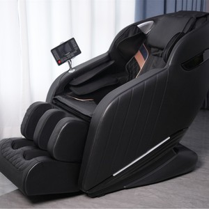 Massage Chair Full Body Automatic SL Rail 2D Robotic Hand Massage With <b>Remote</b> Control Home Relaxation Chair Blue Gray - Product Image 2