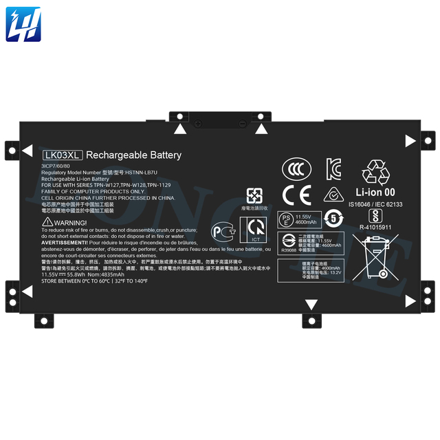 BK-Dbest 11.55V 55.8WH LK03XL Brand New Replacement Laptop Battery for HP Envy 15 X360 15-bp103TX TPN-W127