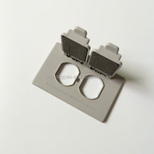 South American สีเทากันน้ำ2ผนังและซ็อกเก็ตแผ่น Face - Product Image 3
