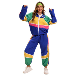 Costume de scène rétro années 80 pour <span class=keywords><strong>femme</strong></span>, tenue de danse <span class=keywords><strong>disco</strong></span>, prêt à expédier, fournisseur en gros, tenue de festival - Product Image 4