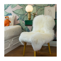 Tapis en peau de mouton de qualité médicale, tapis en fourrure pour bébé, tapis en peau de mouton naturelle, tapis en peau de mouton à poils longs