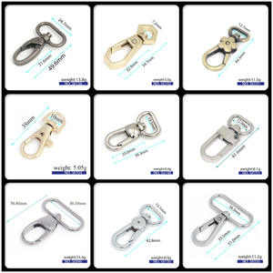 <span class=keywords><strong>Precio</strong></span> al por mayor <span class=keywords><strong>de</strong></span> metal snap gancho <span class=keywords><strong>de</strong></span> la bolsa <span class=keywords><strong>de</strong></span> mosquetón accesorios para bolsos - Product Image 3