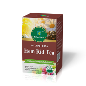 Botani alami Winstow untuk sistem pencernaan mendukung kenyamanan usus dan peningkatan kesehatan usus dan Hem Rid teh dengan - Product Image 1