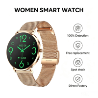 Smartwatch Donna Sottile e alla Moda 2026 T8PRO con Display AMOLED HD da 1,32 Pollici, Monitoraggio Frequenza Cardiaca, Chiamate BT, Quadranti Personalizzabili - Fornitura Diretta dalla Fabbrica