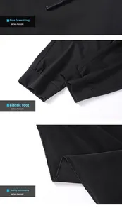 <span class=keywords><strong>Pantaloni</strong></span> sportivi da <span class=keywords><strong>uomo</strong></span> estivi in seta ghiaccio, casual, ad asciugatura rapida, ad alta elasticità, tinta unita, vestibilità ampia e dritta, modello Air Pants - Product Image 6