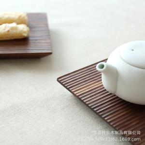 ถาดไม้ทรงสี่เหลี่ยมแบบญี่ปุ่น ลายริบบิ้น สำหรับเสิร์ฟขนมหวาน ดีไซน์เรียบง่ายทันสมัย สำหรับโต๊ะอาหาร - Product Image 4