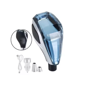 XG 2025 OEMユニバーサルトヨタJDMスレッドスタイリッシュなクリスタルベージュハンドルレバー自動デュアルカーギアノブLEDライト付き - Product Image 1