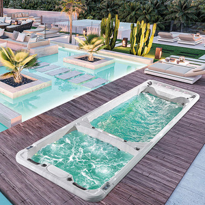 Gran oferta 2023, masaje de hidromasaje de acrílico, Balboa de hidromasaje, natación, spa para 6 personas al aire libre - Product Image 3