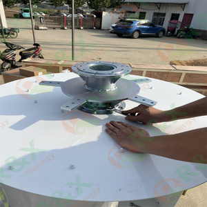 ราคาโรงงาน R&X RX-HV 20KW 30KW 50KW กังหันลมแบบตั้ง H-Type ใบพัดแก้ว/หินบะซอลต์ แรงดันขาออก 96V-380V สำหรับอุตสาหกรรม RX-HV W - Product Image 5