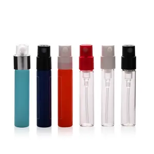 Frascos de perfume spray TP-3-50 2ml, mini frasco de vidro inferior com testador pulverizador dos pp