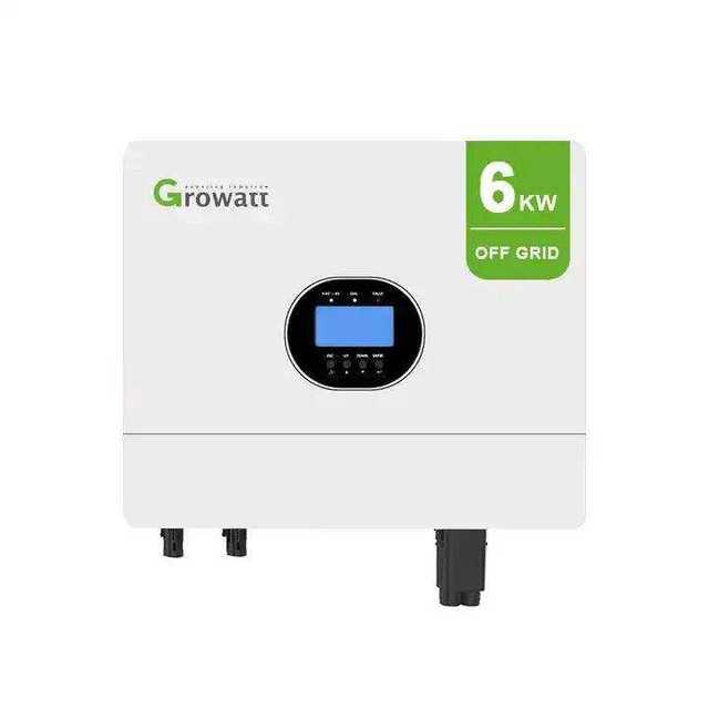 Wholesale Growatt SPF 6000 ES 6000W Plus Single Phase Solar Inverter with Dual MPPT off Grid CEI Certified 5 Year Warranty