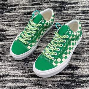 Cordones de Zapatos Coloridos con Diseño de Tablero de Ajedrez AF1 para Dunk Owen7 Van Gogh Ukiyo-e Sunflower Wave, Cordones Deportivos Casuales para Zapatos de Baloncesto - Product Image 2