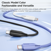 Cable USB C a USB C Toocki de 100W con Carga Rápida y Sincronización de Datos a 480Mbps, Cable de Carga Tipo C USB 2.0 para Teléfono
