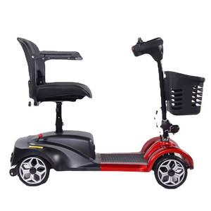 Silla de ruedas eléctrica plegable portátil de viaje con capacidad de carga de 120kg, silla de ruedas eléctrica de conducción suave para personas mayores - Product Image 4