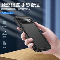 Coque de protection antichoc et anti-rayures avec anneau magnétique double couche en PC pour Google Pixel 10 9 8 7 6 5 4 Pro XL