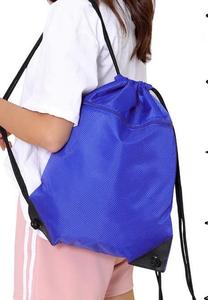 Custom Logo Promotional Polyester Drawstring <b>Backpack</b> Sport Gym Shopping Bag with Personalized Logos - Product Image 2