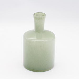 Custom glass candle jar unique candle vessels gifts empty colorful candle holder for home decor