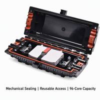 Boîtier de raccordement optique en ligne à étanchéité mécanique 96/144 cœurs 6 ports FOSC