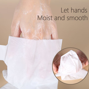 Máscara De Folha De Mão Colágeno Hidratante Spa Peeling Esfoliante <span class=keywords><strong>Anti</strong></span> Manicure Luvas De Máscara De Mão e Pé - Product Image 3