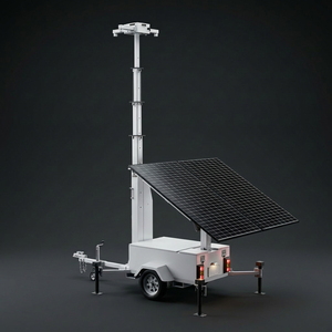 Torre de Vigilancia Solar Industrial Móvil con Controlador MPPT, Batería de Gel de 1.024kWh, Generador Híbrido de Respaldo y Soporte 4G - Product Image 3