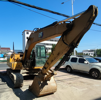 Excavatrice Caterpillar 313GC d'occasion, modèle 2022, moteur à faibles émissions Tier 3, boîte de vitesses, pompe/moteur hydraulique, faible consommation de carburant, 13 tonnes