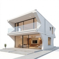 Maisons conteneurs préfabriquées modernes de 20 et 40 pieds, faciles à installer en Chine