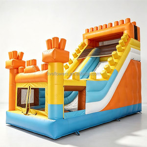 Tobogán Inflable para Exteriores en Color Rosa Pastel y Morado, Tobogán Acuático Inflable, <span class=keywords><strong>Castillo</strong></span> Hinchable, Tobogán Comercial - Product Image 5