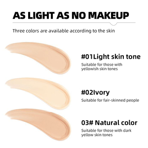 Bán buôn lâu dài Kem che khuyết điểm cao bảo hiểm không thấm nước cơ sở Chất Lỏng Make-up đầy đủ mặt bảo hiểm với nhãn hiệu riêng - Product Image 3