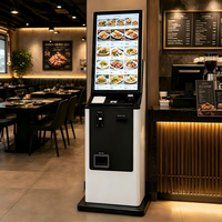 Kiosque de commande automatique pour restaurant, terminal de commande en libre-service sur pied, écran tactile, intégration POS, solution de paiement SDK