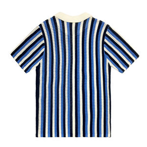 2024 nuova moda maglieria Custom Logo Oem & Odm Open <span class=keywords><strong>Polo</strong></span> scollo a V maniche corte maglia maglia maglia maglia <span class=keywords><strong>Polo</strong></span> T Shirt <span class=keywords><strong>Pullover</strong></span> - Product Image 2