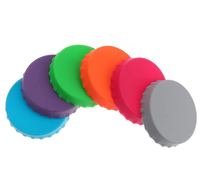 Couvre-boîtes en silicone réutilisables personnalisés pour les boissons gazeuses, la bière, les jus, les couvercles de canettes rondes, doux, anti-poussière, couvercles de canettes de boissons, couvercles de canettes