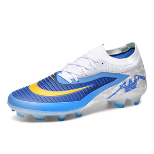 Zapatos de Fútbol de Nuevo Estilo, Moda Transfronteriza, para Hombre y Mujer, Jóvenes y Estudiantes, con Tacos TF, Tacos Largos AG, para Césped - Product Image 4