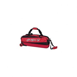 BSCI Factory 3 Ball Bowling <b>Bag</b> with <b>Wheels</b> & Retractable Handle - Product Image 2