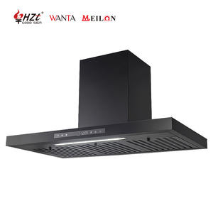<span class=keywords><strong>Campana</strong></span> <span class=keywords><strong>Extractora</strong></span> de Pared de 900 mm a Precio Económico, <span class=keywords><strong>Campana</strong></span> de Cocina Pequeña de Alta Potencia, <span class=keywords><strong>Silenciosa</strong></span>, Pintada de Negro - Product Image 2
