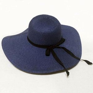 Summer Sun <b>Hat</b> Outdoor Travel Uv Protection Women Ladies Beach Sunshade <b>Hat</b> Wide Brim Foldable <b>Straw</b> <b>Hat</b> - Product Image 2